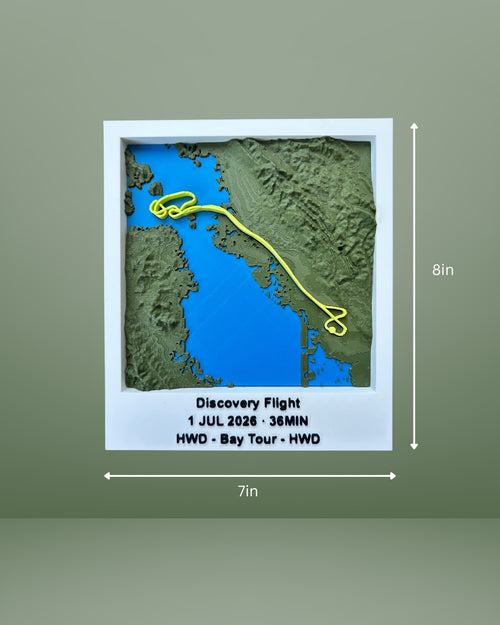 Custom Designed Flight Path — Framed (Pre-Order)