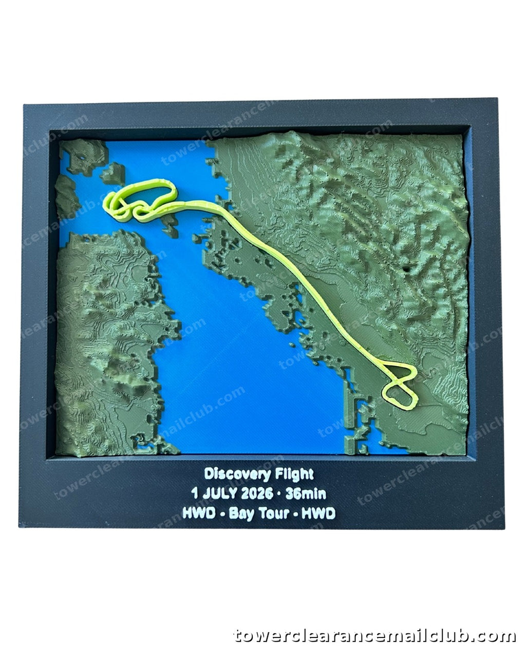 Custom Designed Flight Path — Framed (Pre-Order)