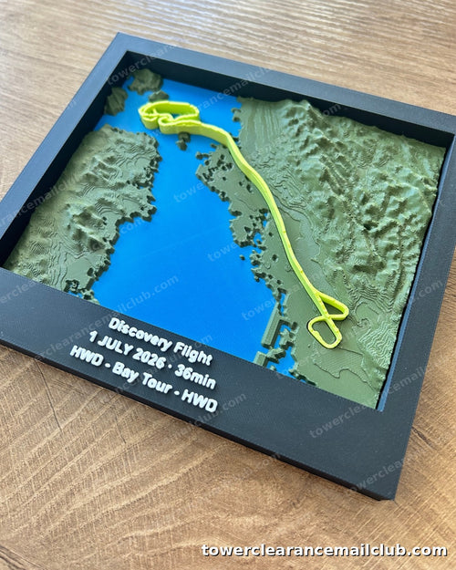 Custom Designed Flight Path — Framed (Pre-Order)